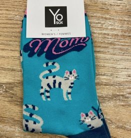 Socks Women's Crew Sock- Cat Mom