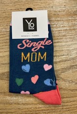 Socks Women's Crew Sock- Single Mom