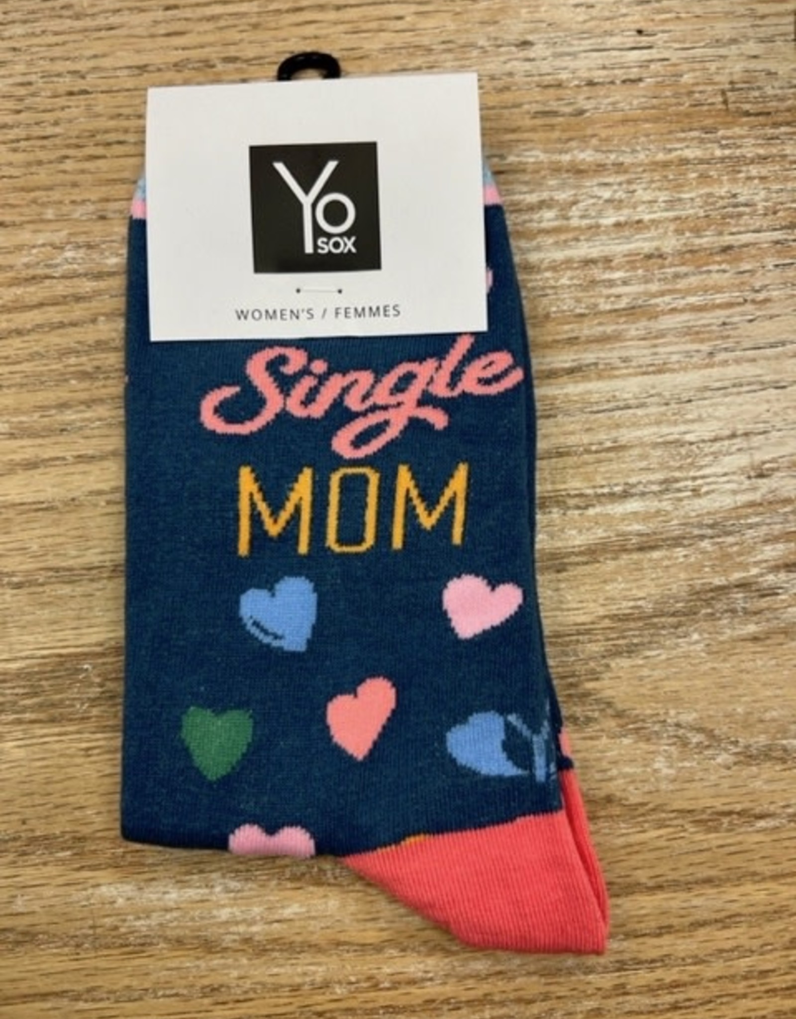 Socks Women's Crew Sock- Single Mom