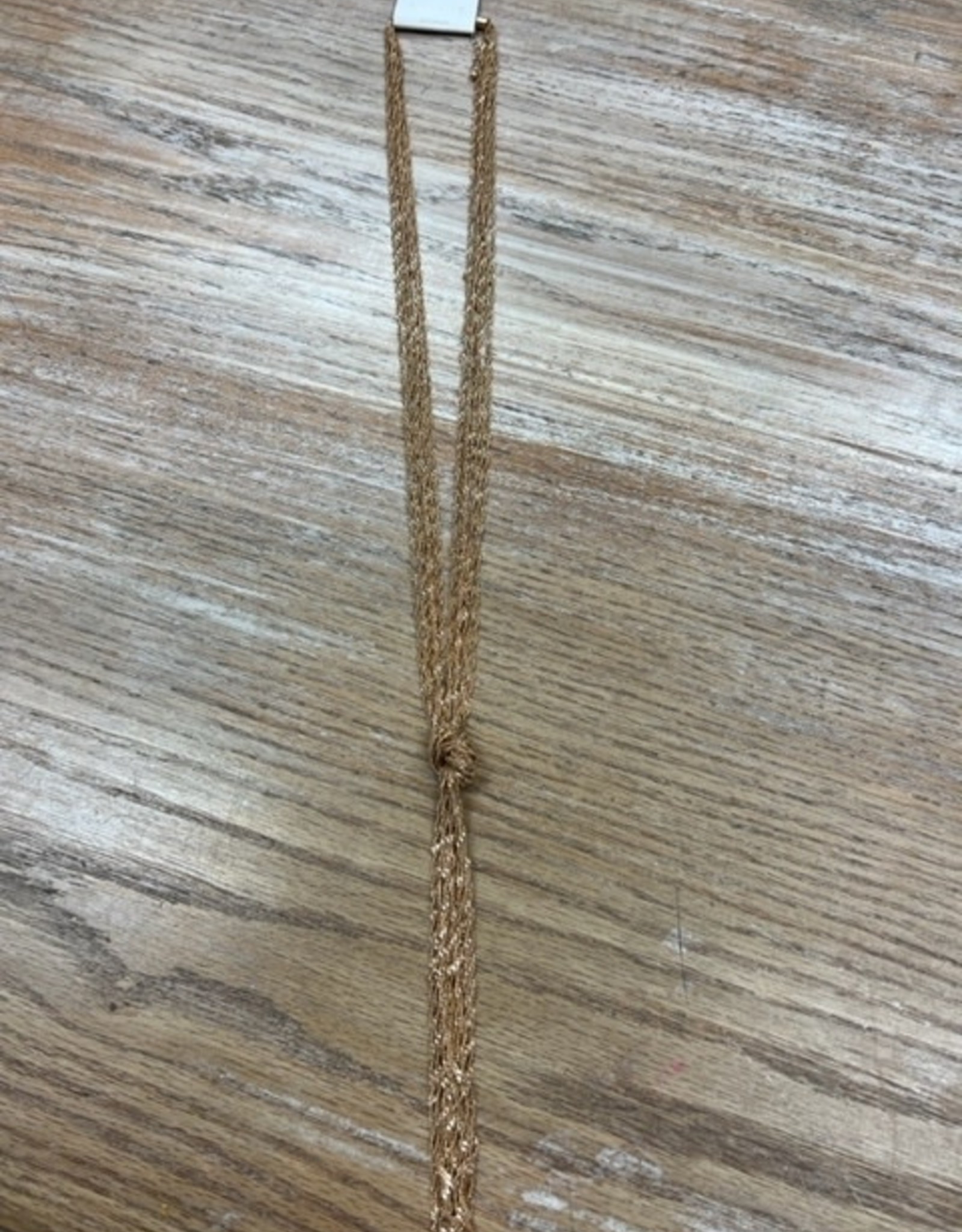 Jewelry Long Gold Multi Chain Knot Necklace