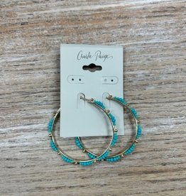 Jewelry Gold Beaded Earrings