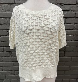 Top Juliana Ivory Crochet Top