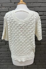 Top Juliana Ivory Crochet Top