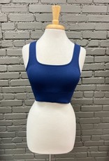 bra Ribbed Scoop Neck Padded Bra