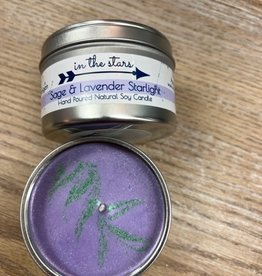 Candle In The Stars Candles, Sage Lavender