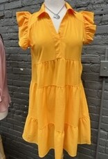 Dress Alexis Mustard Tiered Ruffle Dress