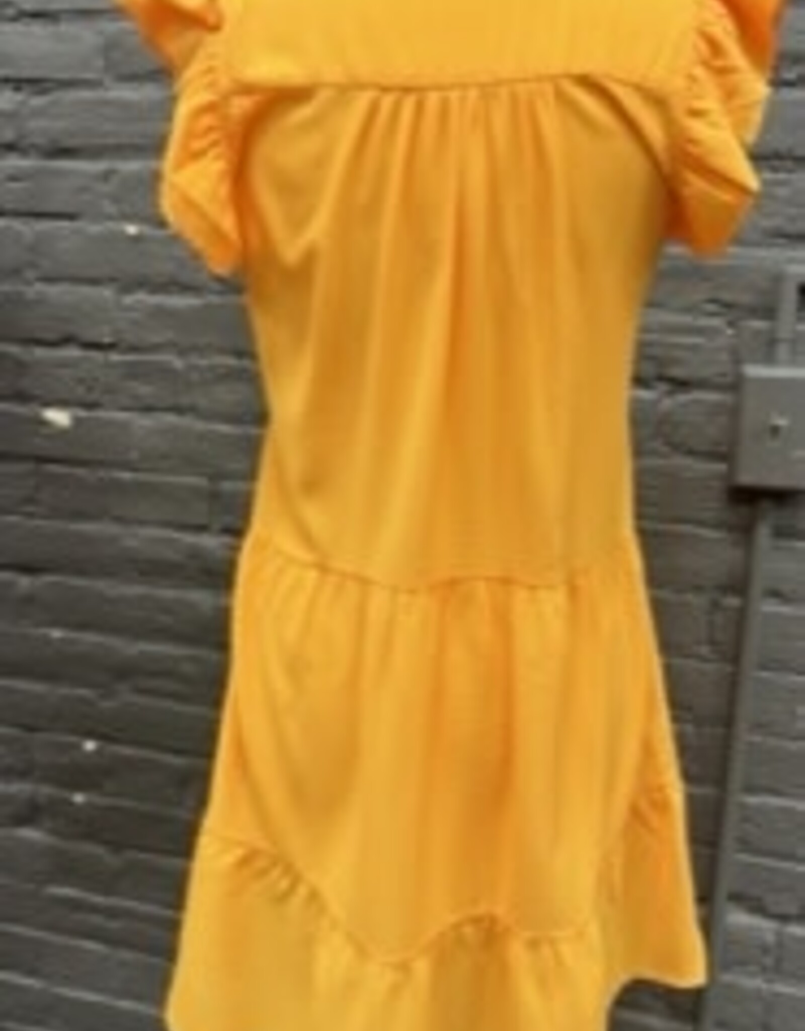 Dress Alexis Mustard Tiered Ruffle Dress