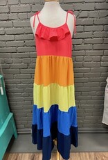 Dress Maya Multi Color Maxi Dress