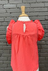Tank Rylee coral lace tank