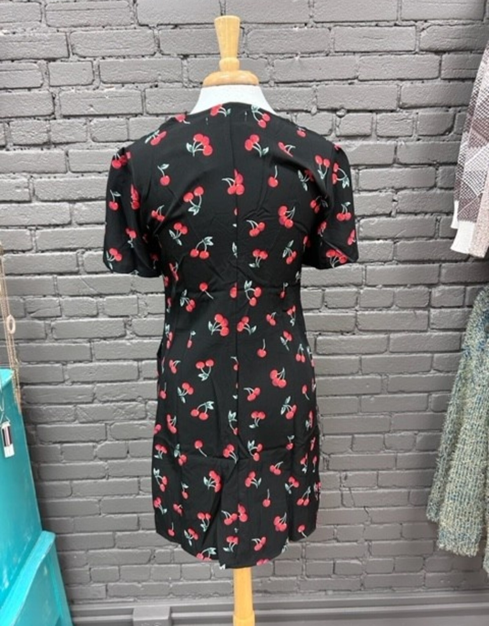 Dress Wendy Cherry Button Up Dress