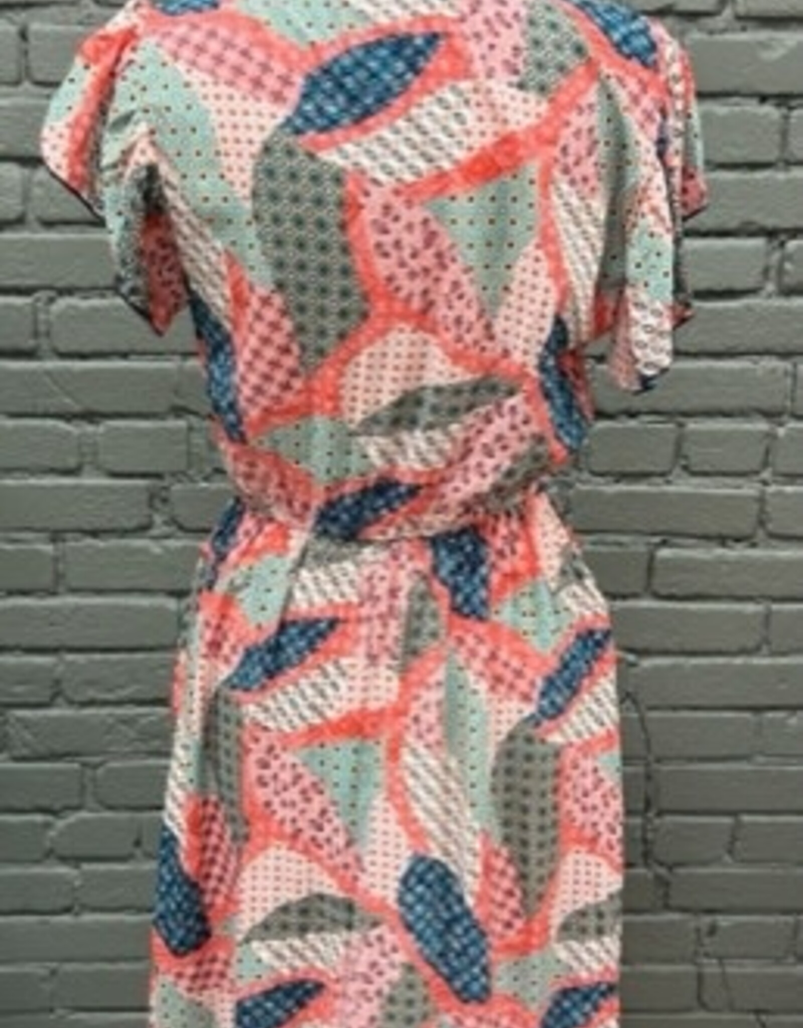 Dress Maya Printed Ruffle Midi Dress