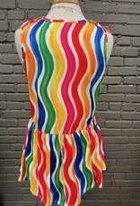 Tank Lydia Multi Color Stripe Tie Tank