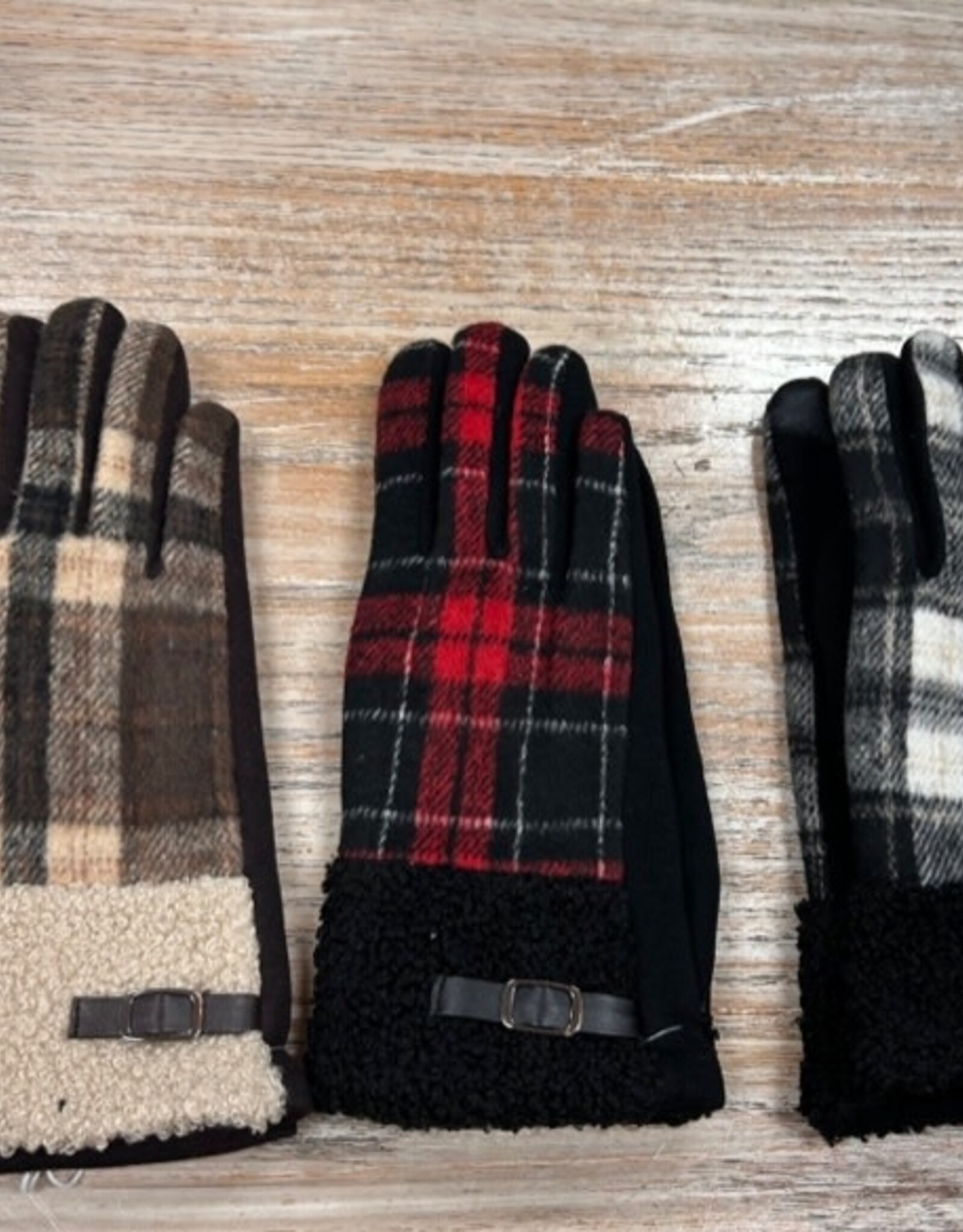 Gloves Tartan Boucle Gloves