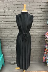 Dress Carly Silky Black Midi Dress