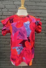 Blouse Stacy Floral Ruffle Blouse