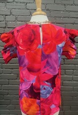 Blouse Stacy Floral Ruffle Blouse