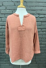 Top Cassidy 3/4 Ribbed Top