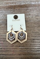 Jewelry Gold Silver Shaped Earrings