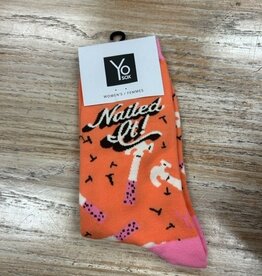 Socks Women's Crew Socks- Nailed It