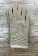 Gloves Knit Fur Gloves