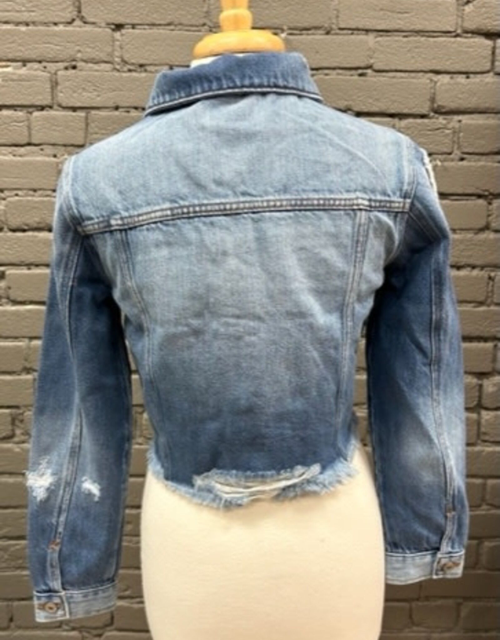 Jacket Sawyer Distressed Denim Jacket