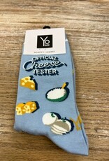 Socks Women's Crew Socks- Cheese Tester