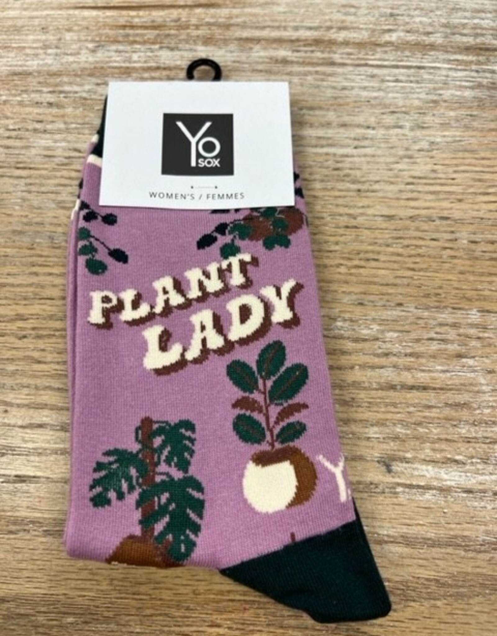 Socks Women's Crew Socks- Plant Lady