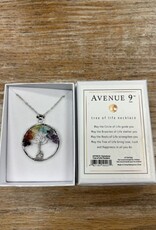 Jewelry Tree of Life Gems Pendant Necklace