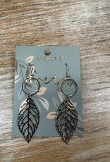 Jewelry Leaf Pattern Earrings
