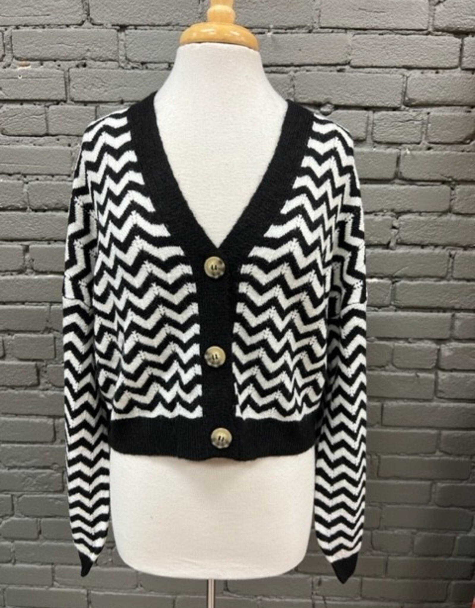 Cardigan Astrid Chevron Button Cardi