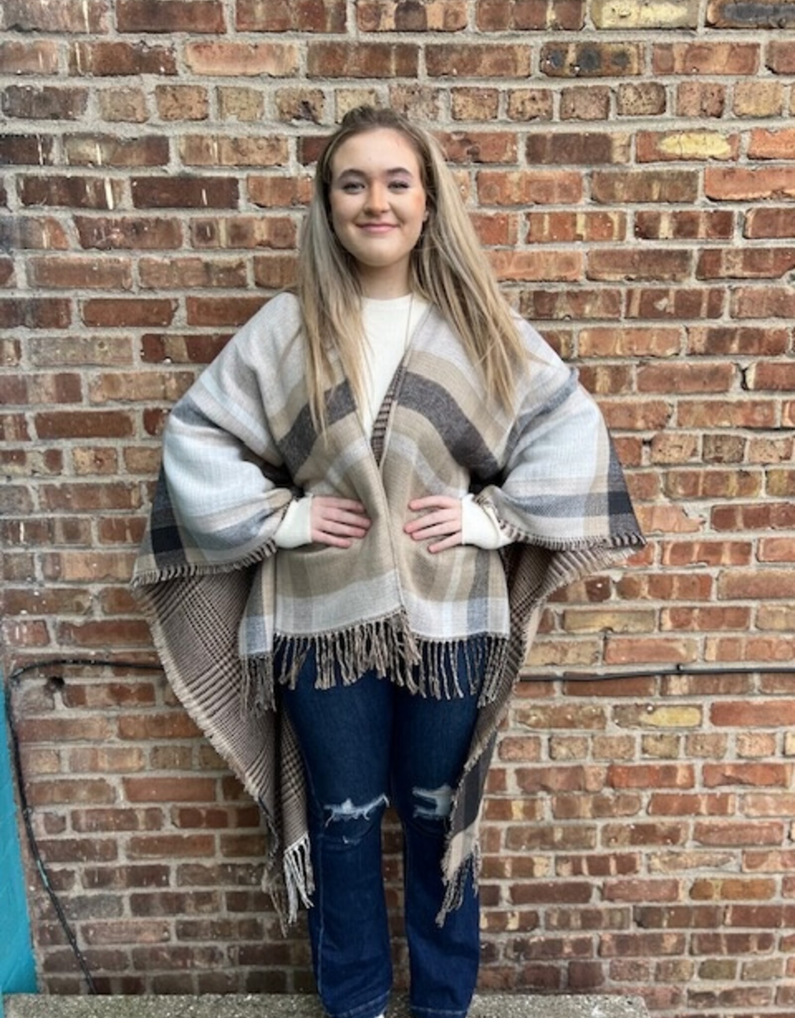 Poncho Yvette Reversible Poncho