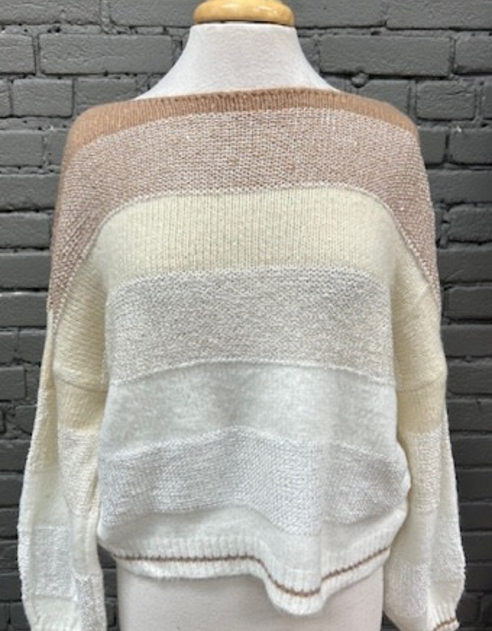 Pullover Juliette Taupe Sparkle Pullover