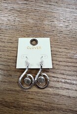 Jewelry Silver Loopy Pearl Earrings