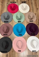 Hat Josie Wide Brim Felt Fedora