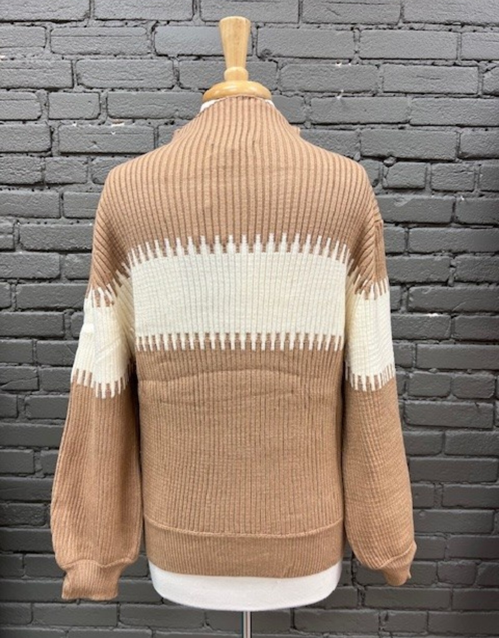 Sweater Piper Colorblock Ribbed Sweater