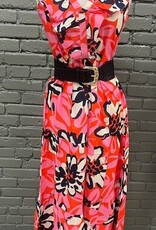Dress Tanya Pink Floral Maxi Dress