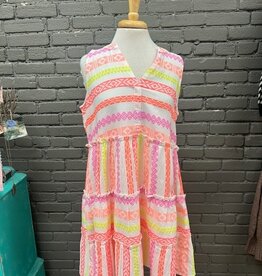 Dress Angelica Pink Yarn Dress