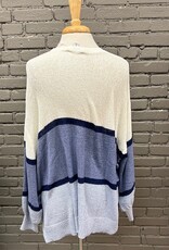 Sweater Montana Blue Striped Sweater