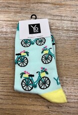 Socks Women's Crew Socks- City Bikes