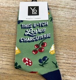 Socks Women's Crew Socks- Charcuterie