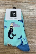 Socks Women's Crew Socks- Mermaids