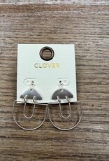 Jewelry Silver Wire Arch Earrings