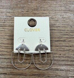 Jewelry Silver Wire Arch Earrings