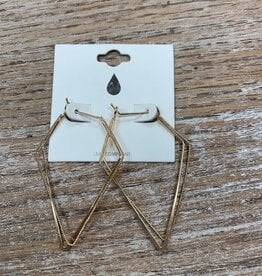 Jewelry Gold Geometric Earrings