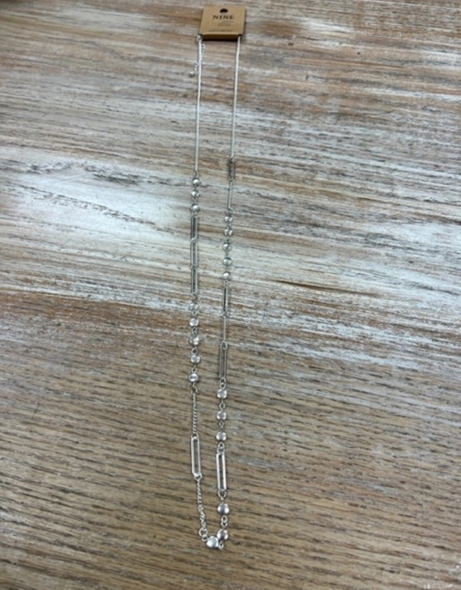 Jewelry Long Silver Shape Necklace
