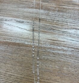 Jewelry Long Silver Shape Necklace