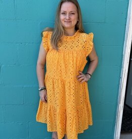 Dress Lula Marigold Eyelet Dress