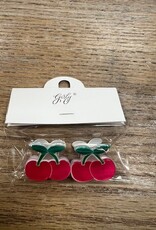 Hair Red Cherry Clips