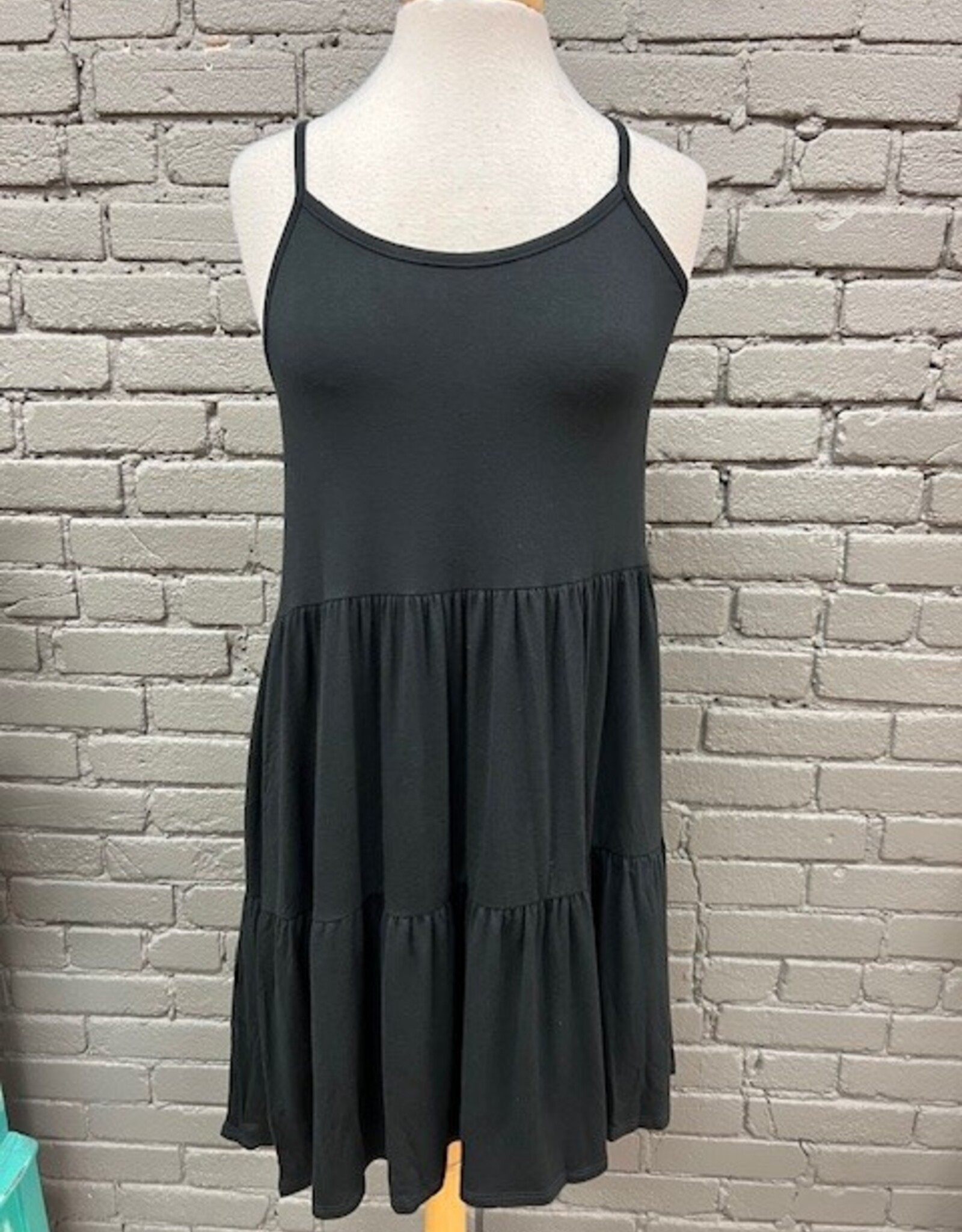 Dress Peyton Lace Back Black Dress