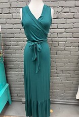 Dress Maxine HGreen Wrap Tie Maxi Dress